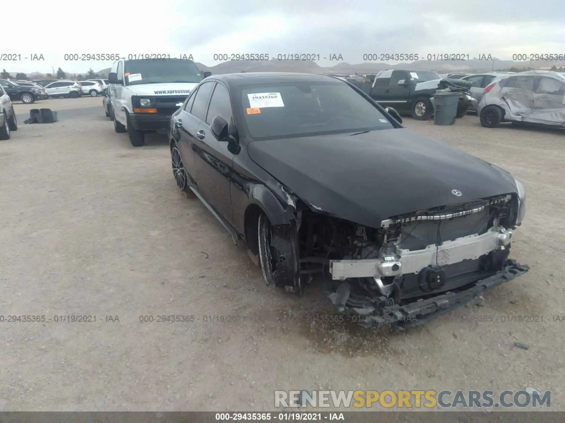 1 Photograph of a damaged car 55SWF8DB9KU319662 MERCEDES-BENZ C-CLASS 2019