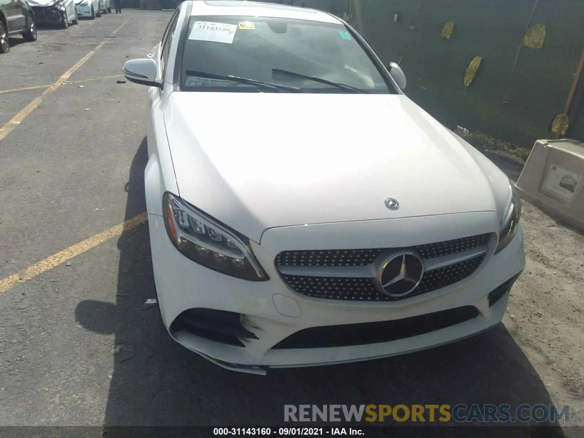 6 Photograph of a damaged car 55SWF8DB9KU321380 MERCEDES-BENZ C-CLASS 2019