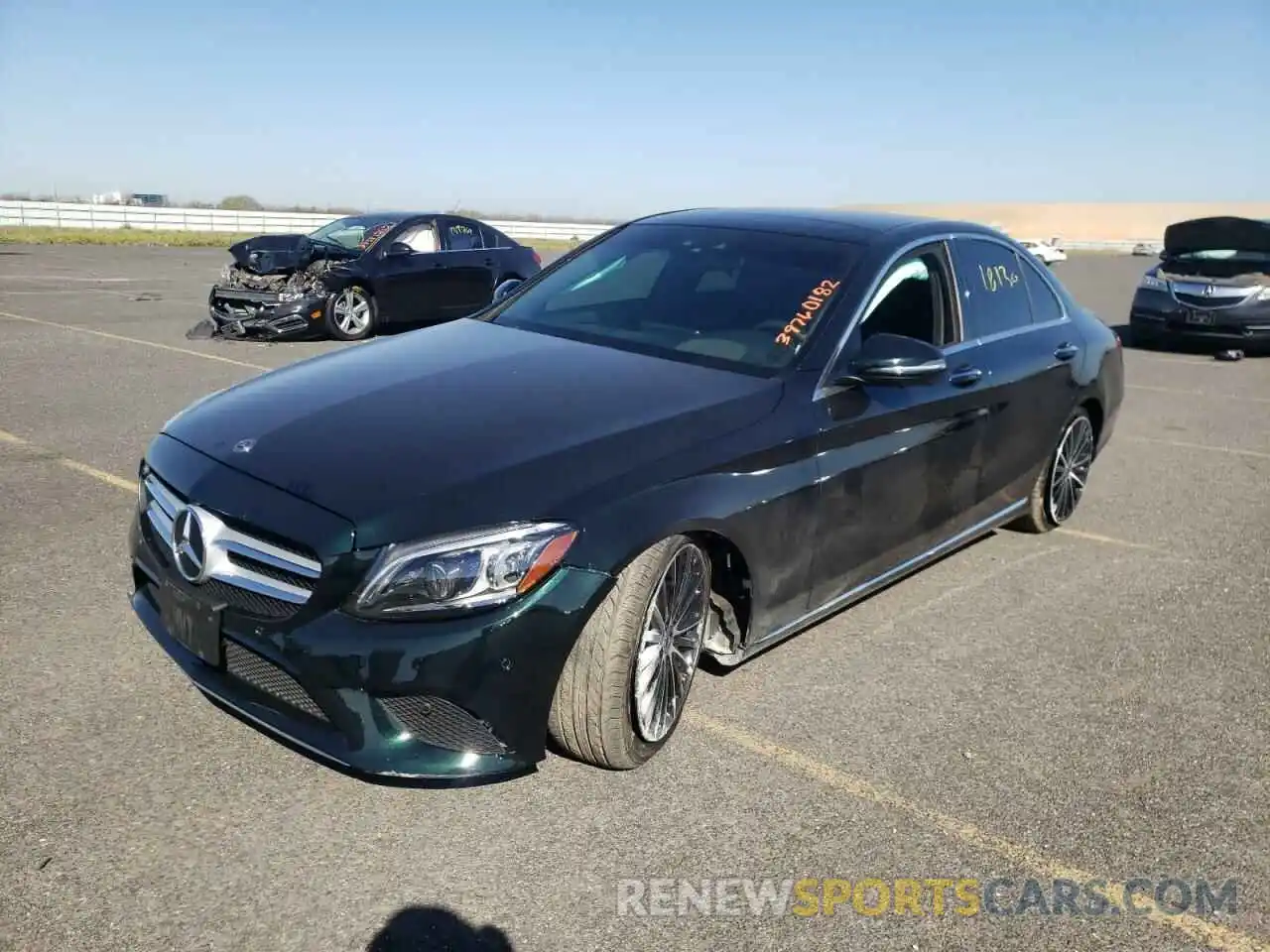 2 Photograph of a damaged car 55SWF8DBXKU283366 MERCEDES-BENZ C-CLASS 2019