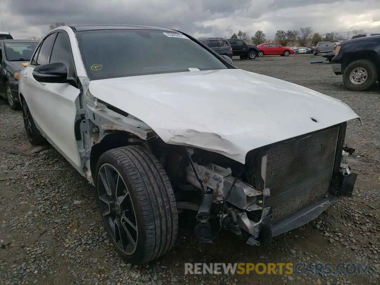 1 Photograph of a damaged car 55SWF8DBXKU285005 MERCEDES-BENZ C-CLASS 2019