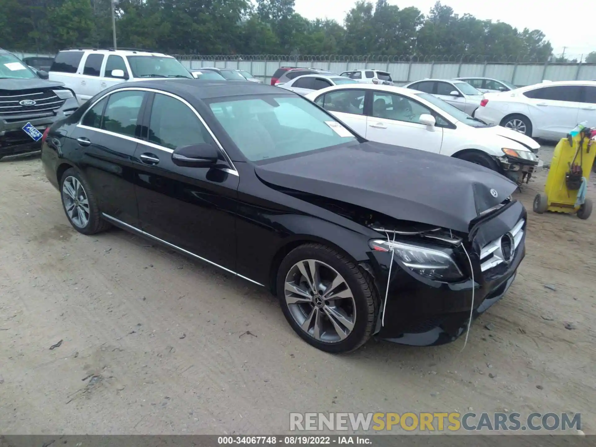 1 Photograph of a damaged car 55SWF8DBXKU289491 MERCEDES-BENZ C-CLASS 2019