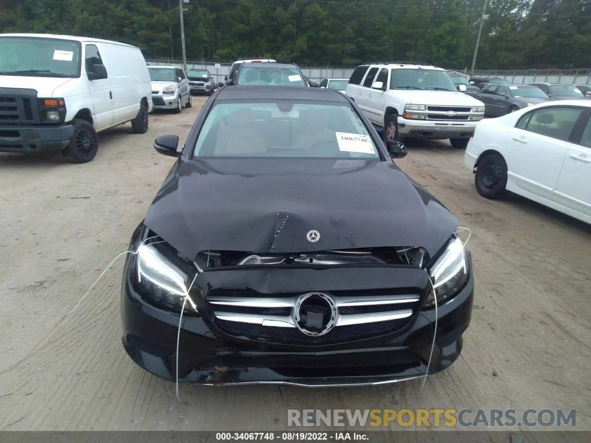 6 Photograph of a damaged car 55SWF8DBXKU289491 MERCEDES-BENZ C-CLASS 2019