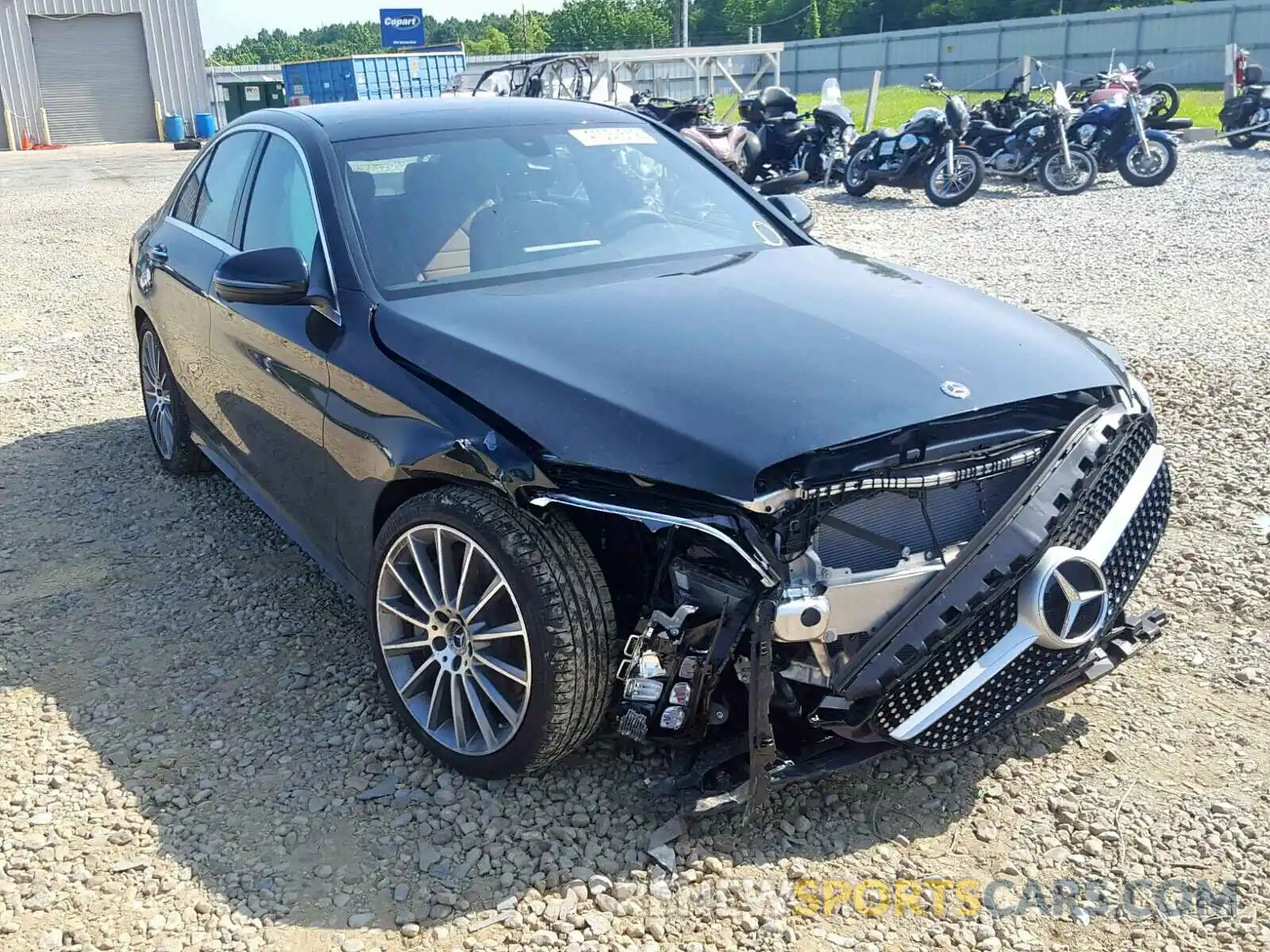 1 Photograph of a damaged car 55SWF8DBXKU292052 MERCEDES-BENZ C CLASS 2019