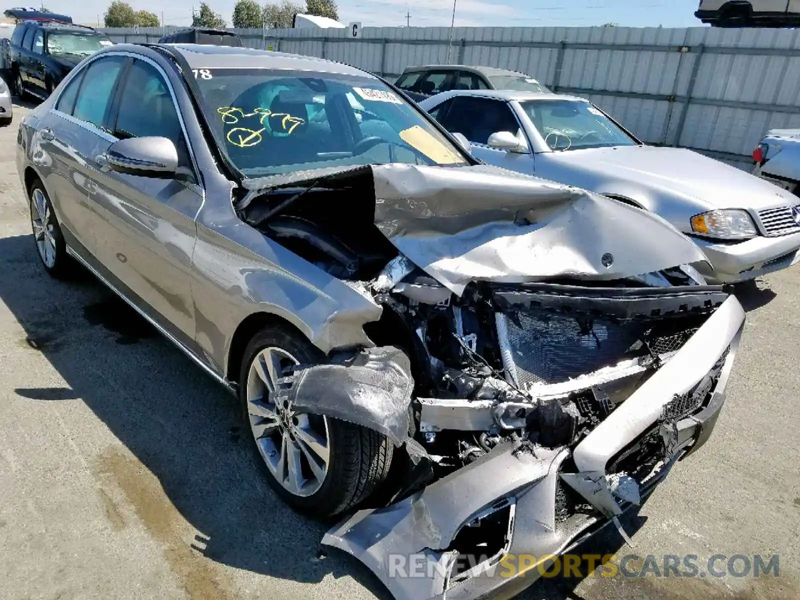 1 Photograph of a damaged car 55SWF8DBXKU292553 MERCEDES-BENZ C CLASS 2019