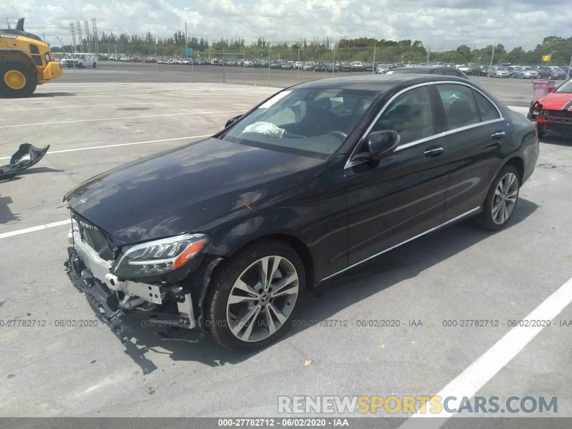 2 Photograph of a damaged car 55SWF8DBXKU293959 MERCEDES-BENZ C-CLASS 2019