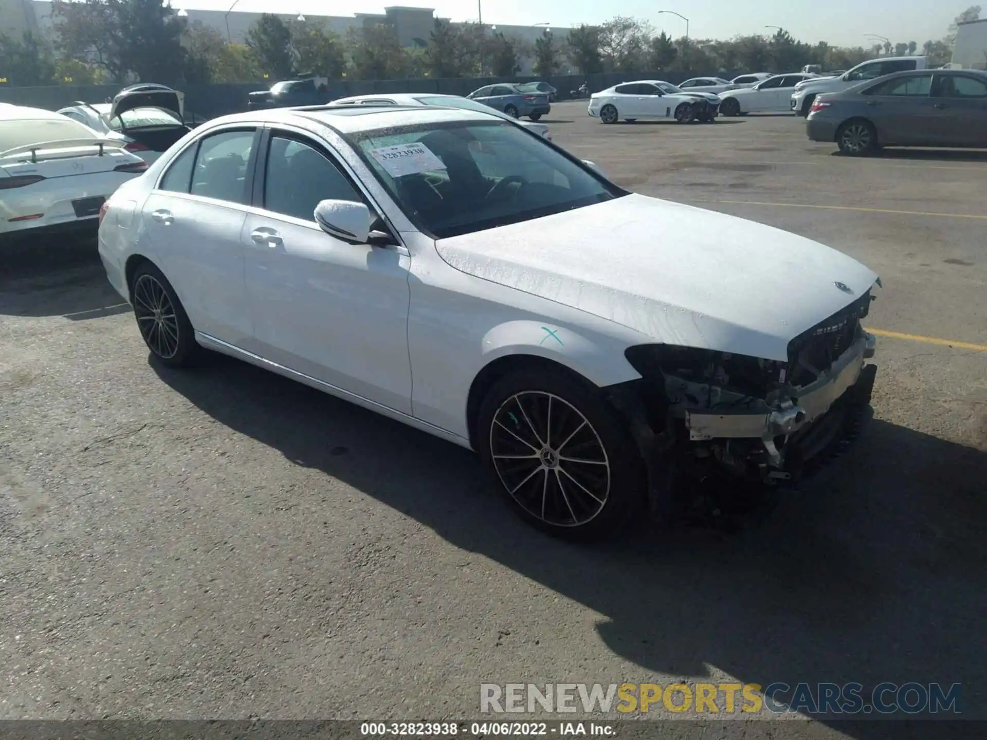 1 Photograph of a damaged car 55SWF8DBXKU294142 MERCEDES-BENZ C-CLASS 2019