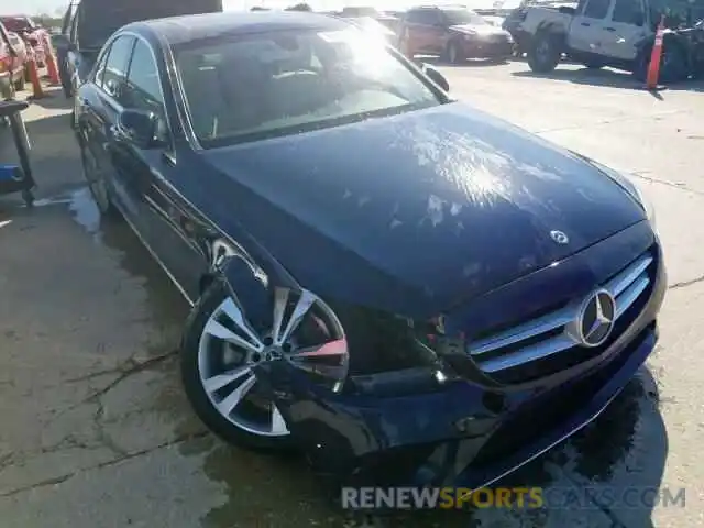 1 Photograph of a damaged car 55SWF8DBXKU295615 MERCEDES-BENZ C CLASS 2019