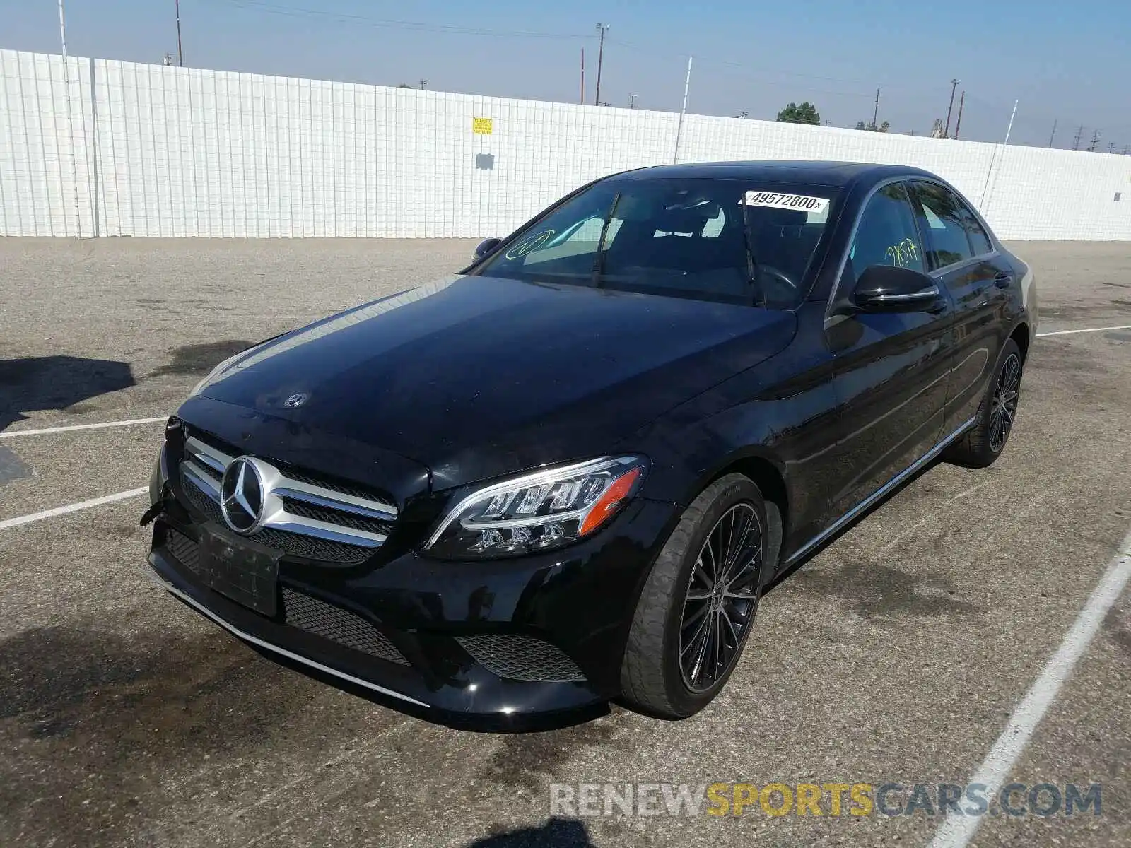 2 Photograph of a damaged car 55SWF8DBXKU296473 MERCEDES-BENZ C CLASS 2019