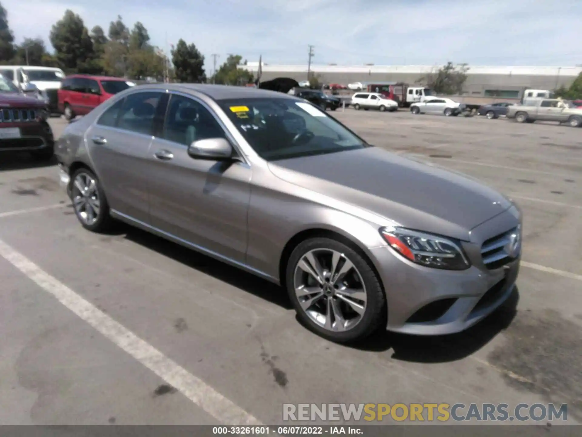 1 Photograph of a damaged car 55SWF8DBXKU297283 MERCEDES-BENZ C-CLASS 2019