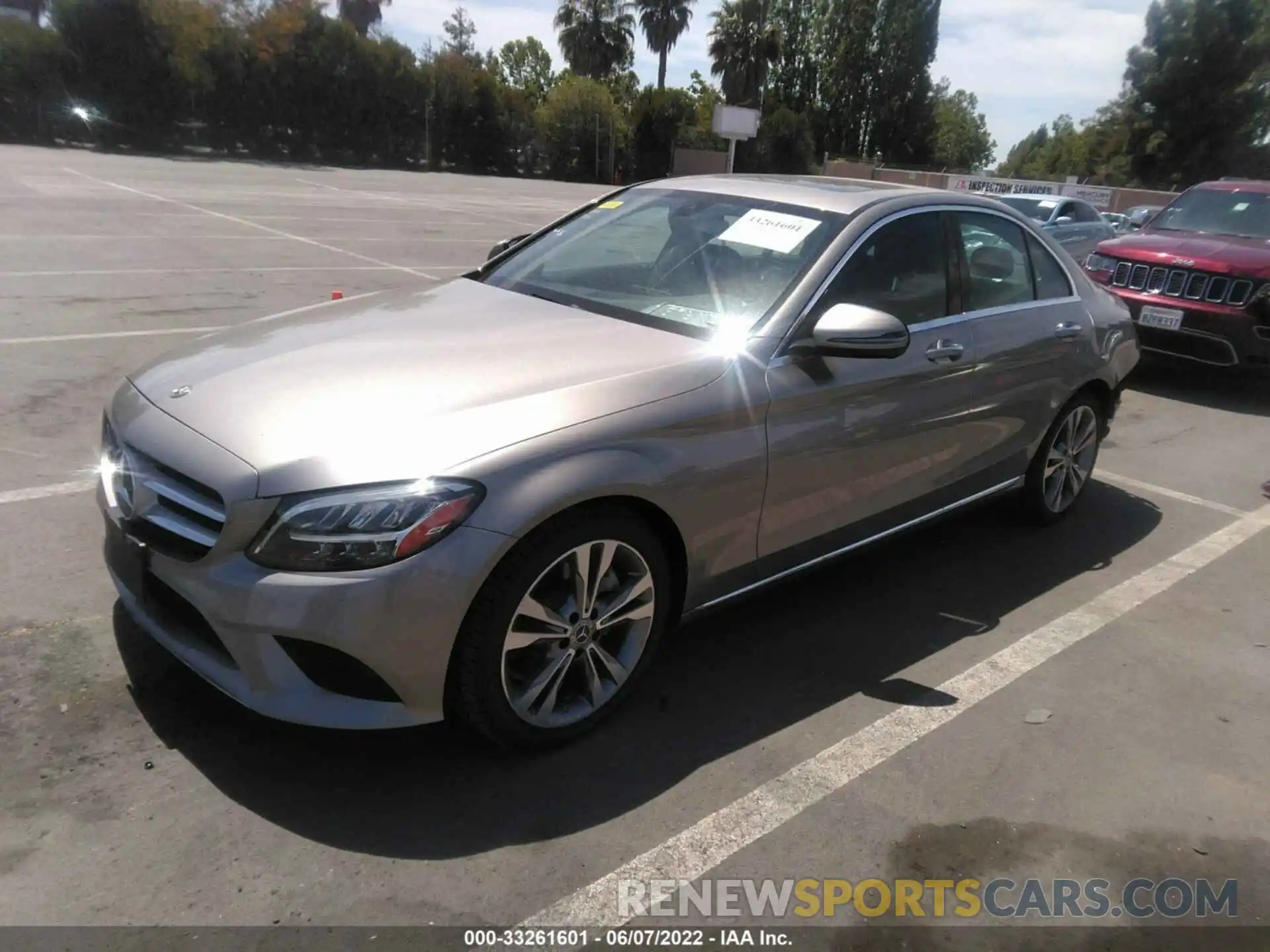 2 Photograph of a damaged car 55SWF8DBXKU297283 MERCEDES-BENZ C-CLASS 2019