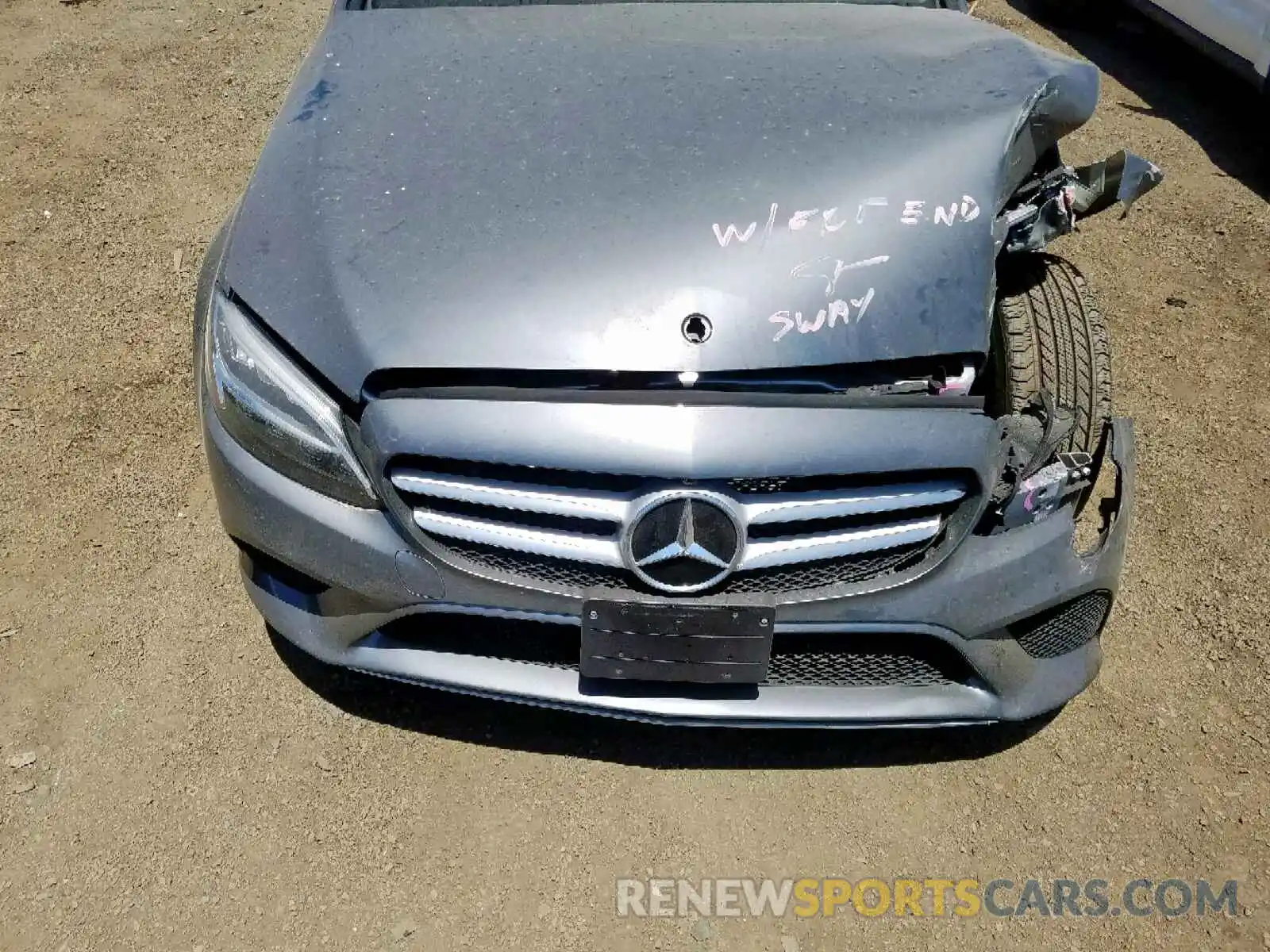 7 Photograph of a damaged car 55SWF8DBXKU297333 MERCEDES-BENZ C CLASS 2019