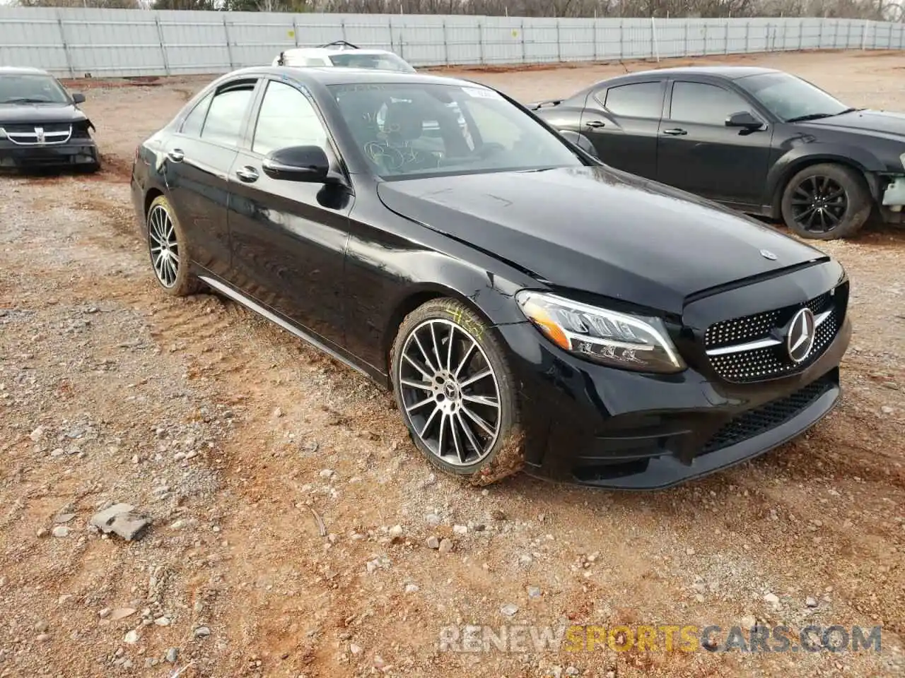 1 Photograph of a damaged car 55SWF8DBXKU305012 MERCEDES-BENZ C-CLASS 2019