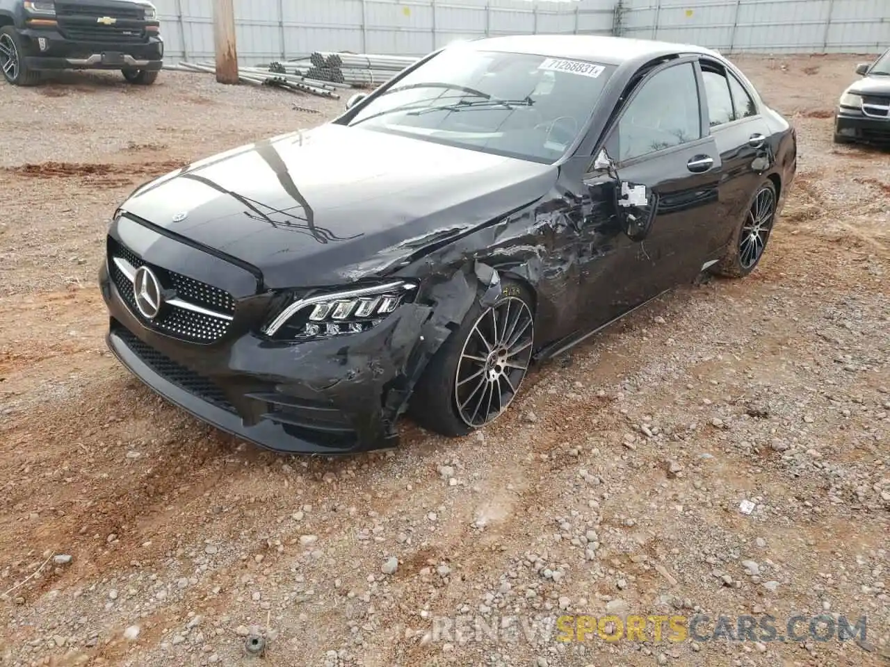 2 Photograph of a damaged car 55SWF8DBXKU305012 MERCEDES-BENZ C-CLASS 2019