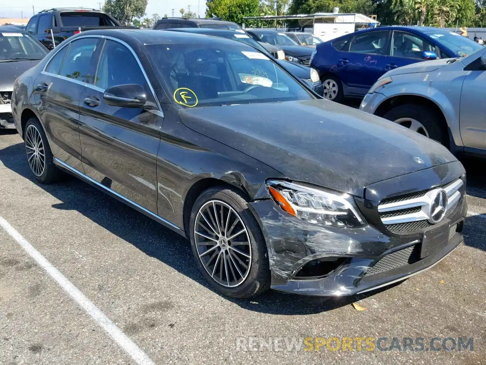 1 Photograph of a damaged car 55SWF8DBXKU305267 MERCEDES-BENZ C CLASS 2019