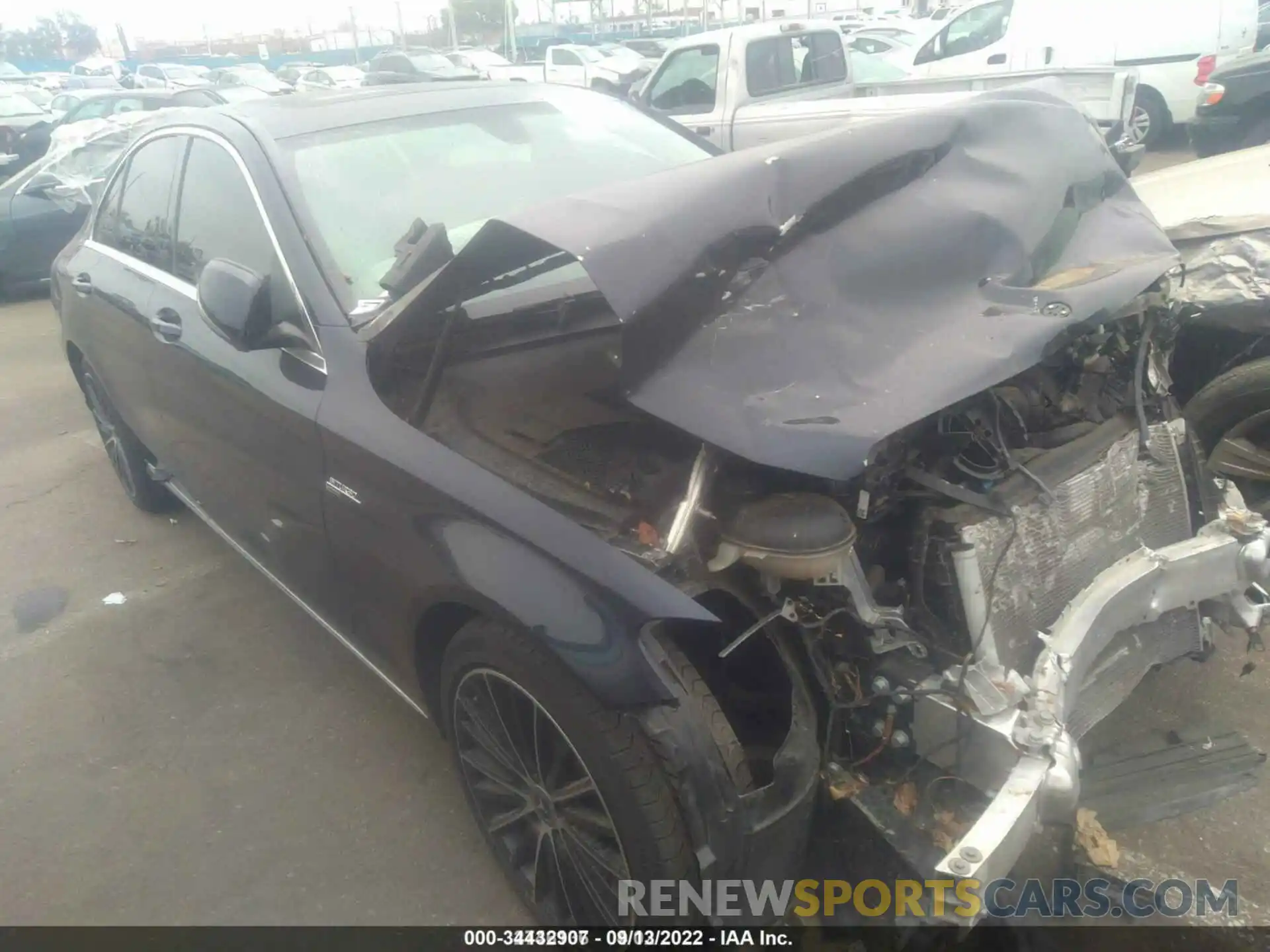 1 Photograph of a damaged car 55SWF8DBXKU305298 MERCEDES-BENZ C-CLASS 2019