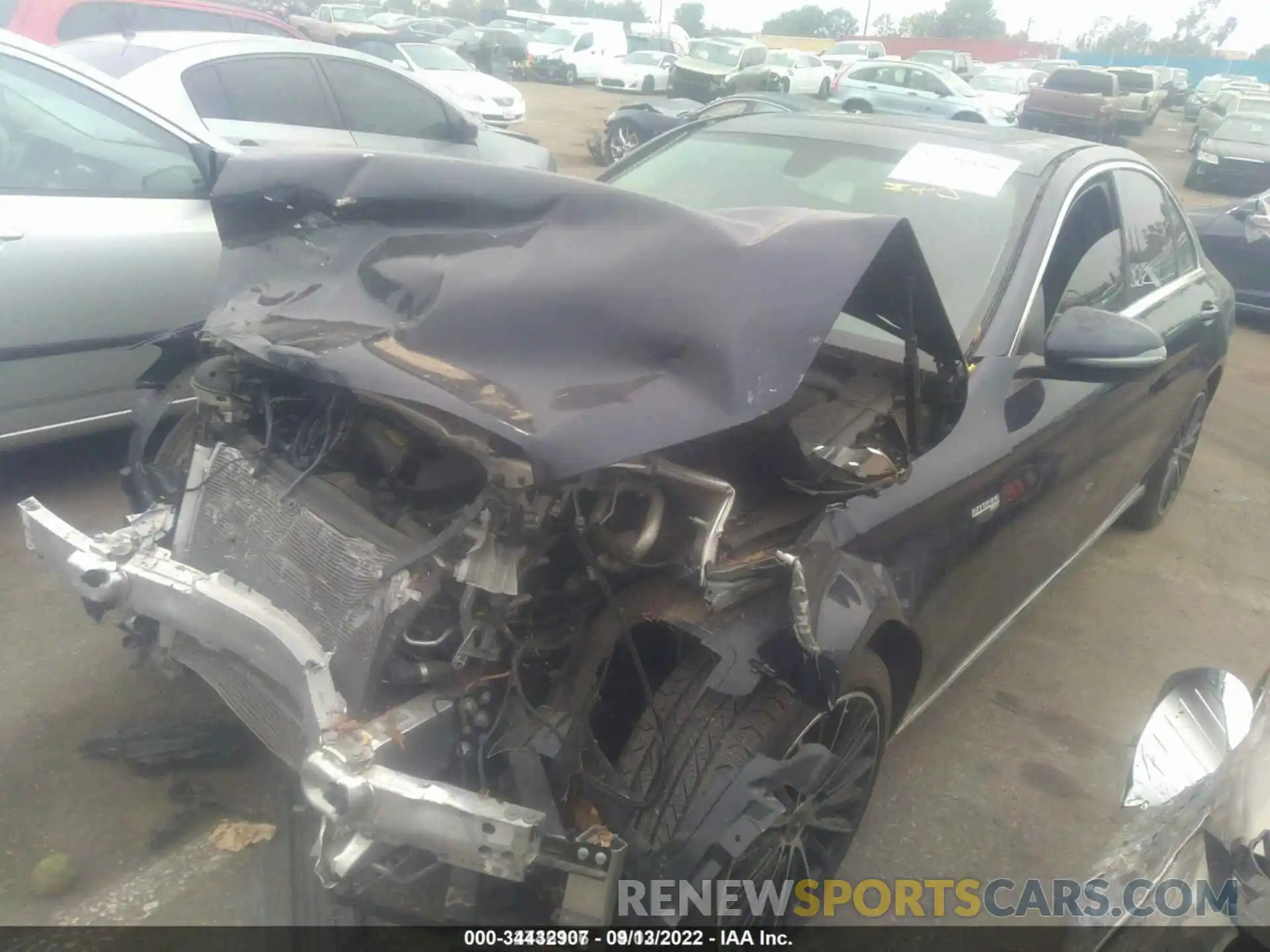 2 Photograph of a damaged car 55SWF8DBXKU305298 MERCEDES-BENZ C-CLASS 2019