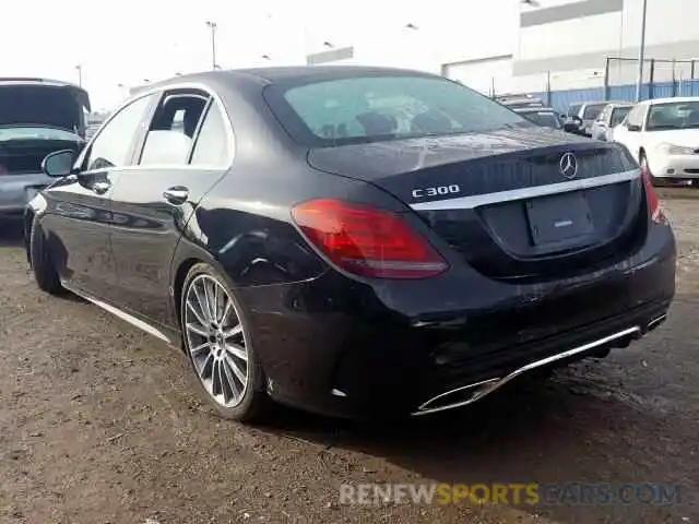 3 Photograph of a damaged car 55SWF8DBXKU307214 MERCEDES-BENZ C CLASS 2019