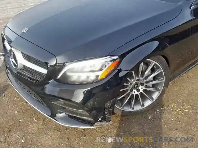 9 Photograph of a damaged car 55SWF8DBXKU307214 MERCEDES-BENZ C CLASS 2019