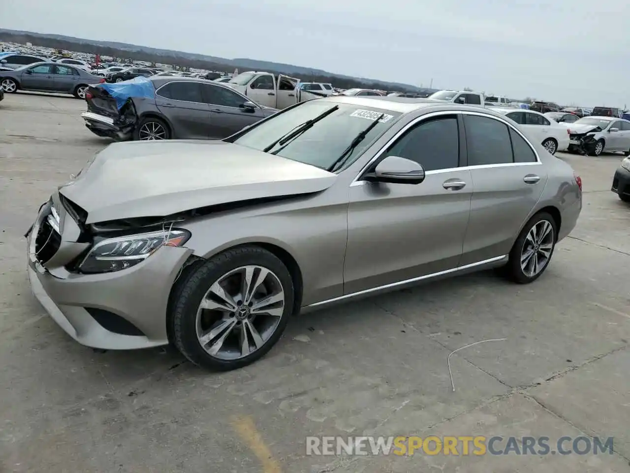 1 Photograph of a damaged car 55SWF8DBXKU309321 MERCEDES-BENZ C-CLASS 2019