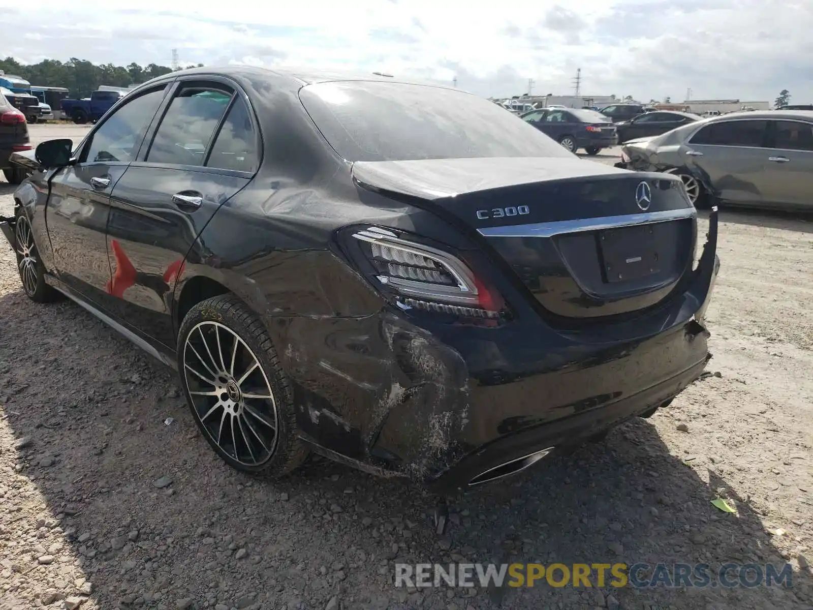 3 Photograph of a damaged car 55SWF8DBXKU309822 MERCEDES-BENZ C-CLASS 2019