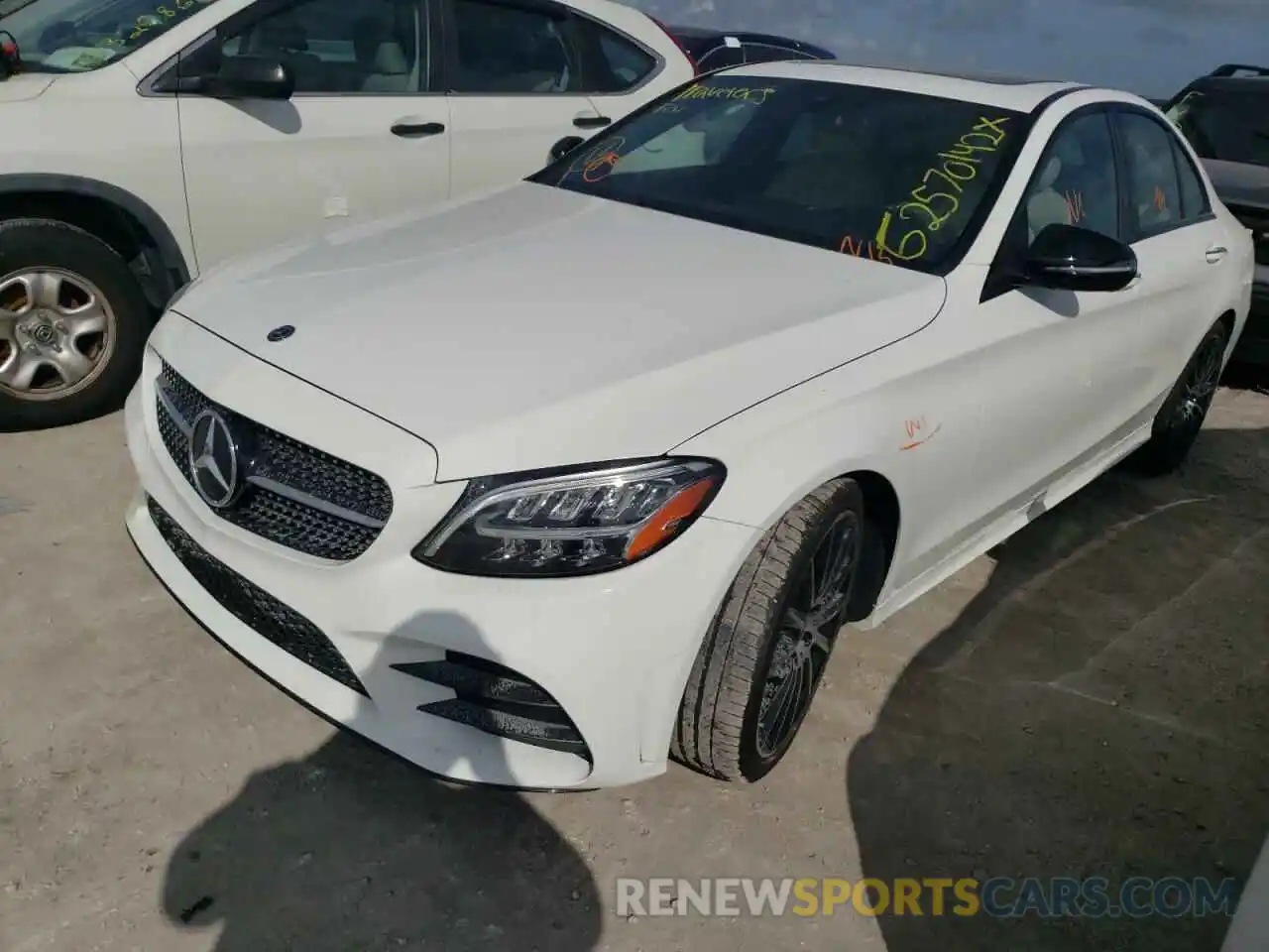 2 Photograph of a damaged car 55SWF8DBXKU309836 MERCEDES-BENZ C-CLASS 2019