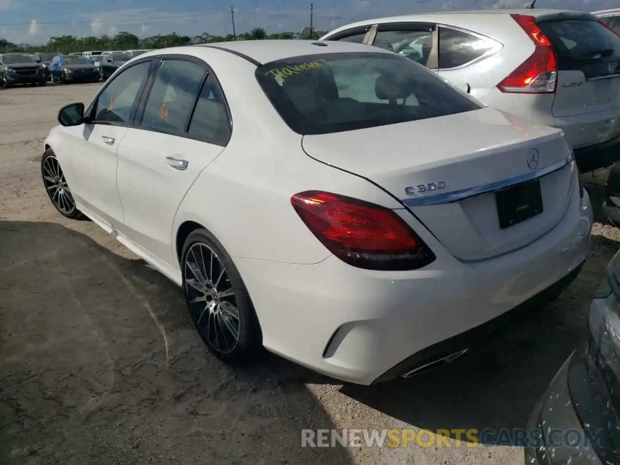 3 Photograph of a damaged car 55SWF8DBXKU309836 MERCEDES-BENZ C-CLASS 2019