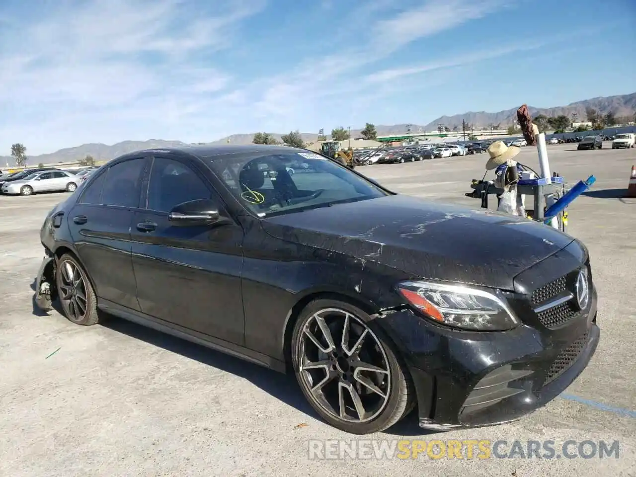 1 Photograph of a damaged car 55SWF8DBXKU310193 MERCEDES-BENZ C-CLASS 2019