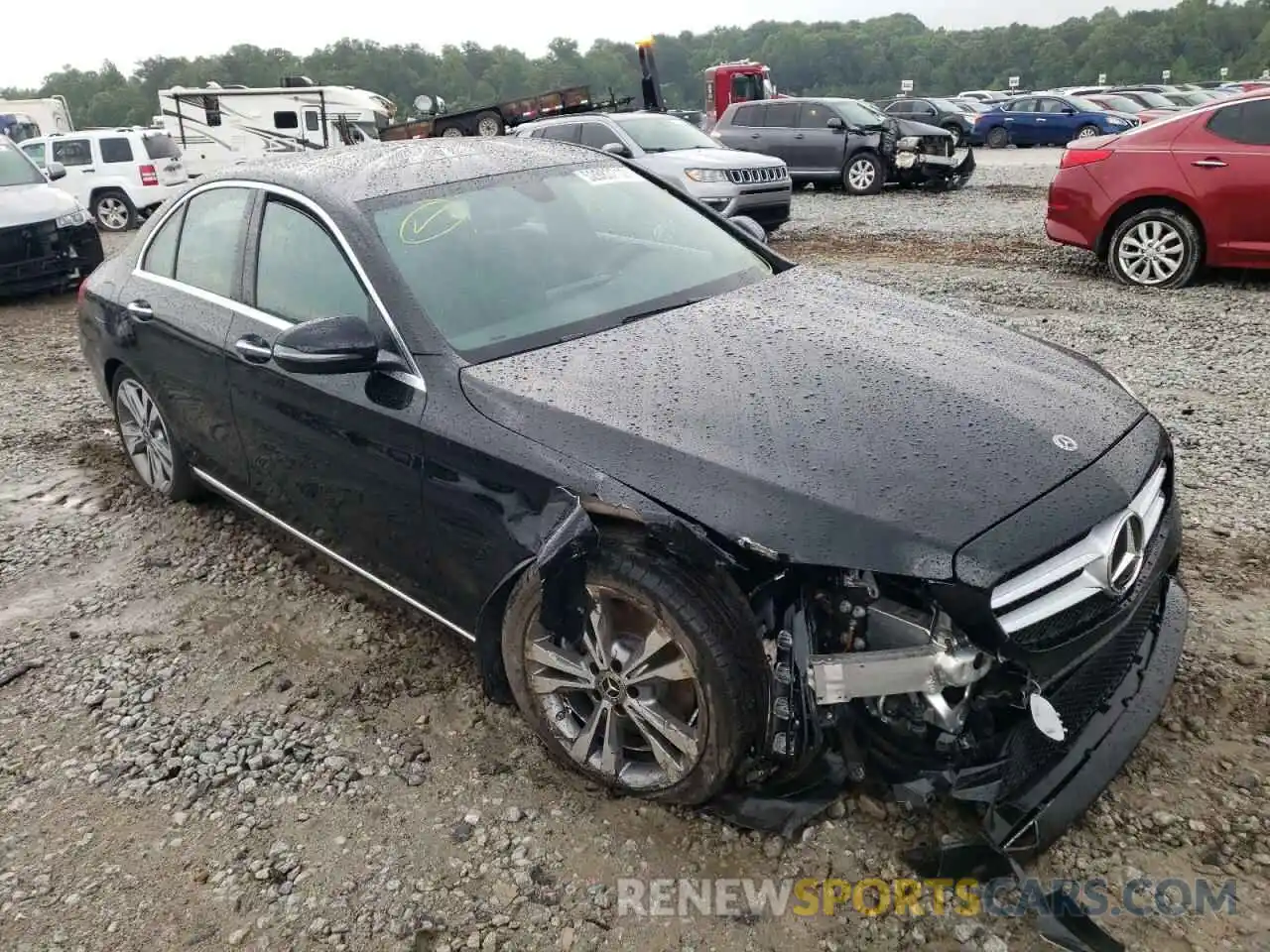 1 Photograph of a damaged car 55SWF8DBXKU312400 MERCEDES-BENZ C-CLASS 2019