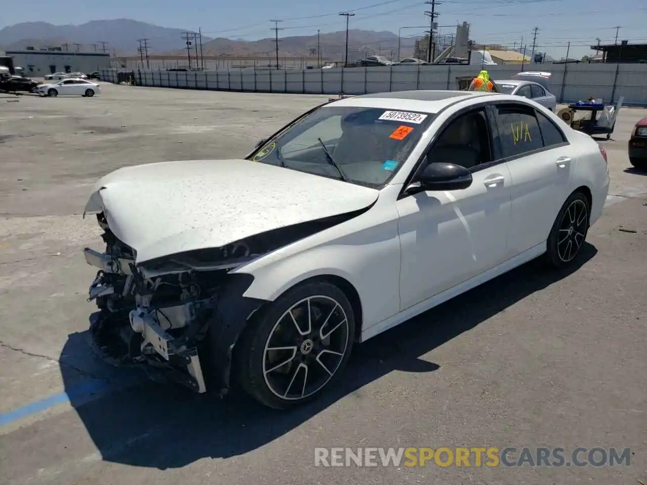 2 Photograph of a damaged car 55SWF8DBXKU313269 MERCEDES-BENZ C-CLASS 2019