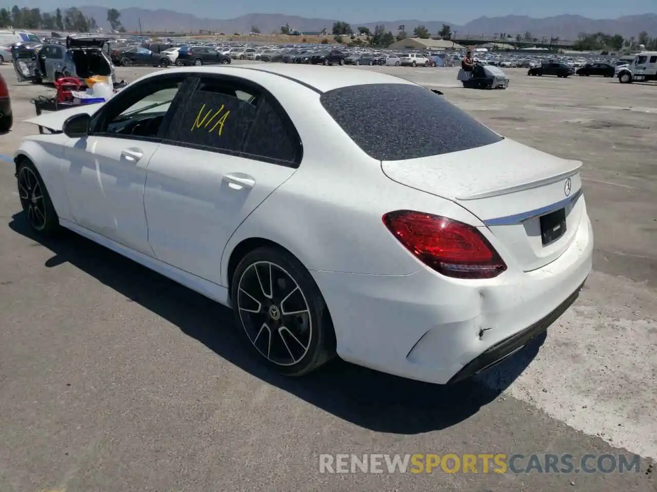 3 Photograph of a damaged car 55SWF8DBXKU313269 MERCEDES-BENZ C-CLASS 2019