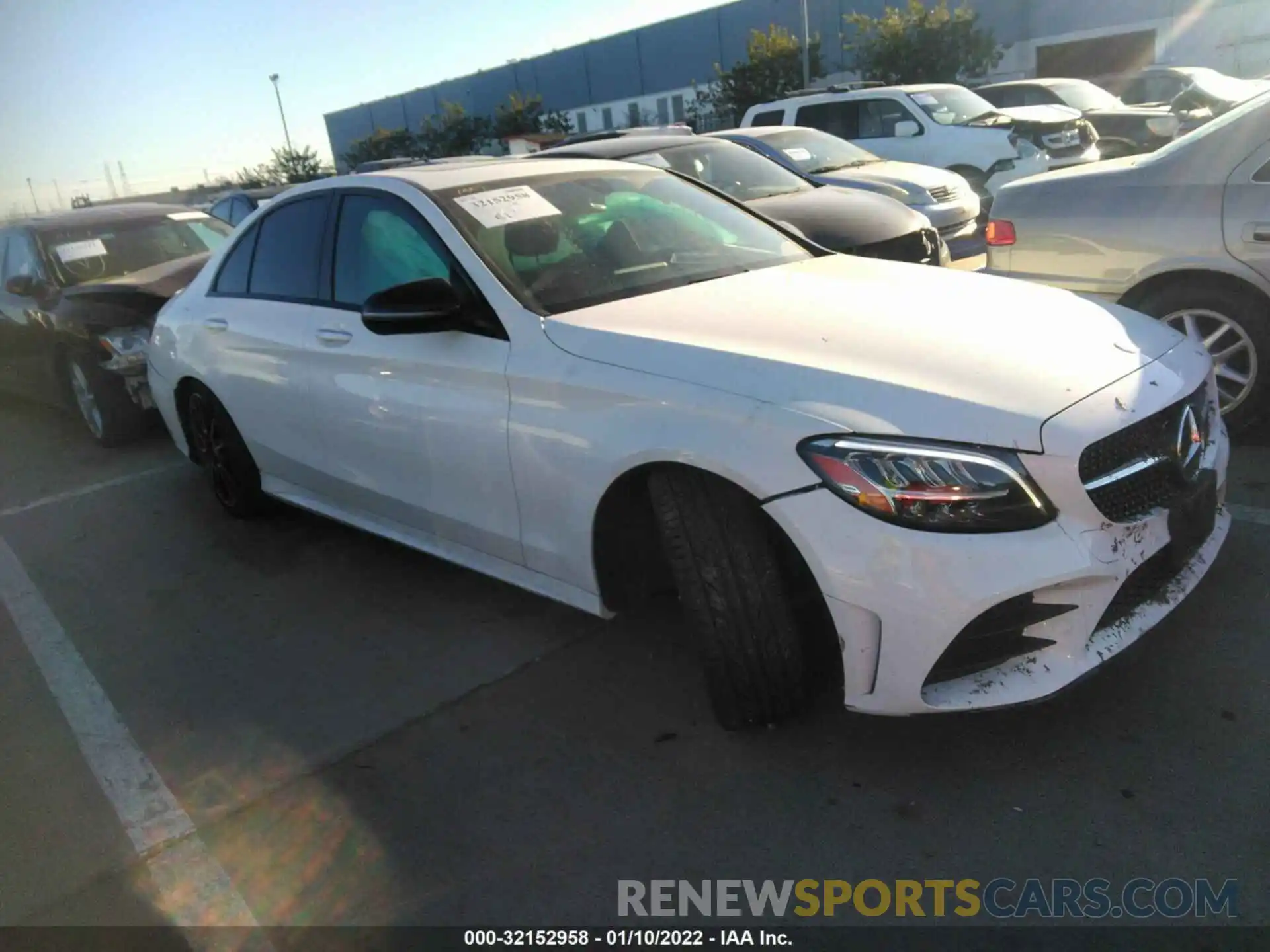 1 Photograph of a damaged car 55SWF8DBXKU314860 MERCEDES-BENZ C-CLASS 2019