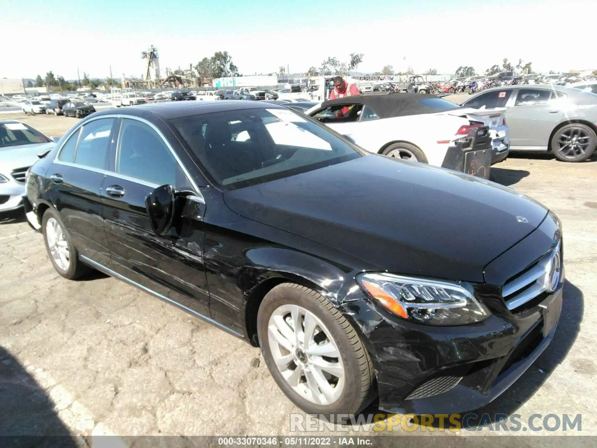 1 Photograph of a damaged car 55SWF8DBXKU315331 MERCEDES-BENZ C-CLASS 2019