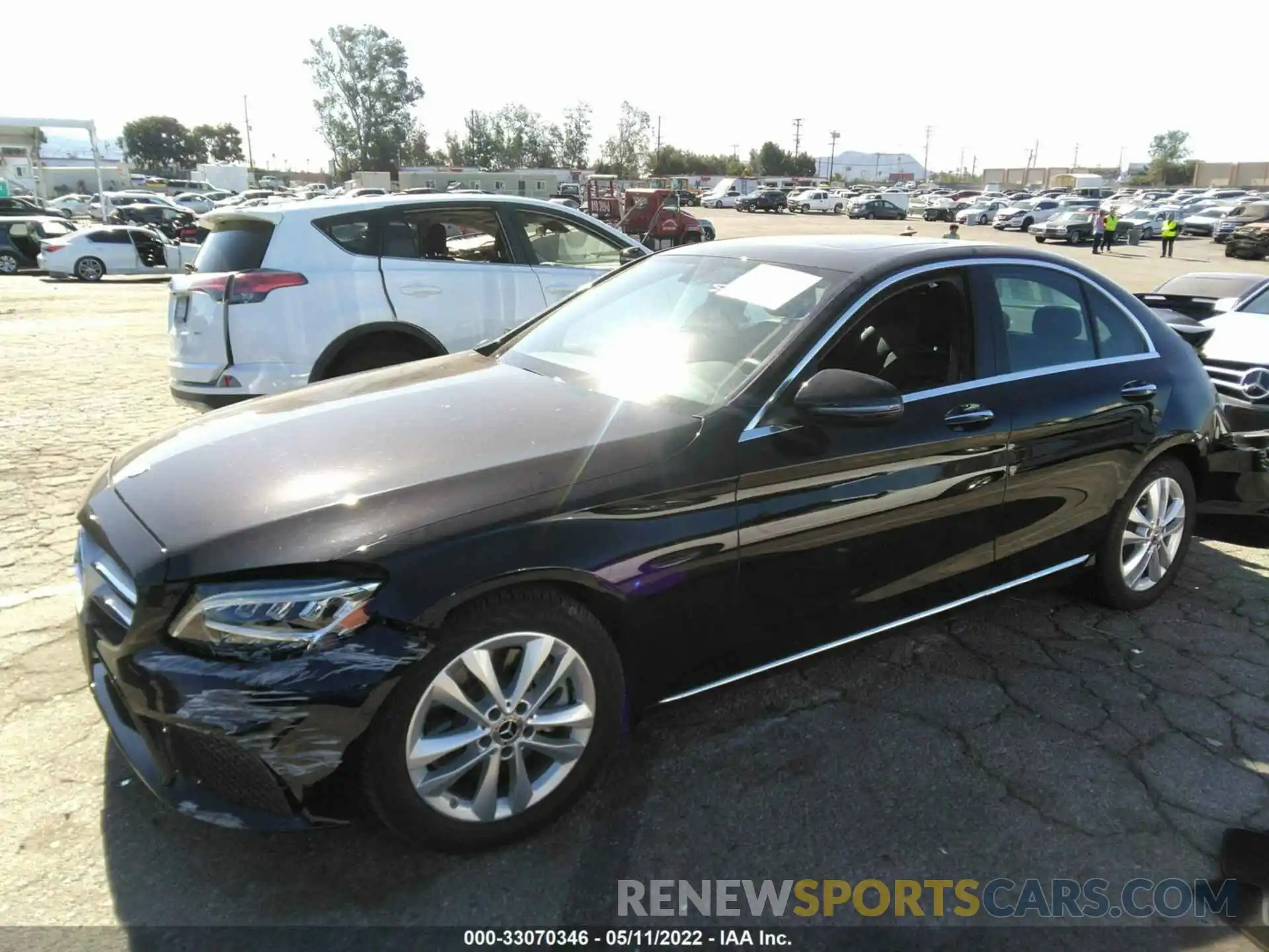 2 Photograph of a damaged car 55SWF8DBXKU315331 MERCEDES-BENZ C-CLASS 2019