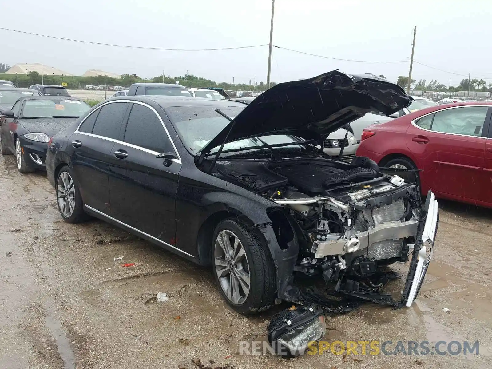 1 Photograph of a damaged car 55SWF8DBXKU318391 MERCEDES-BENZ C CLASS 2019