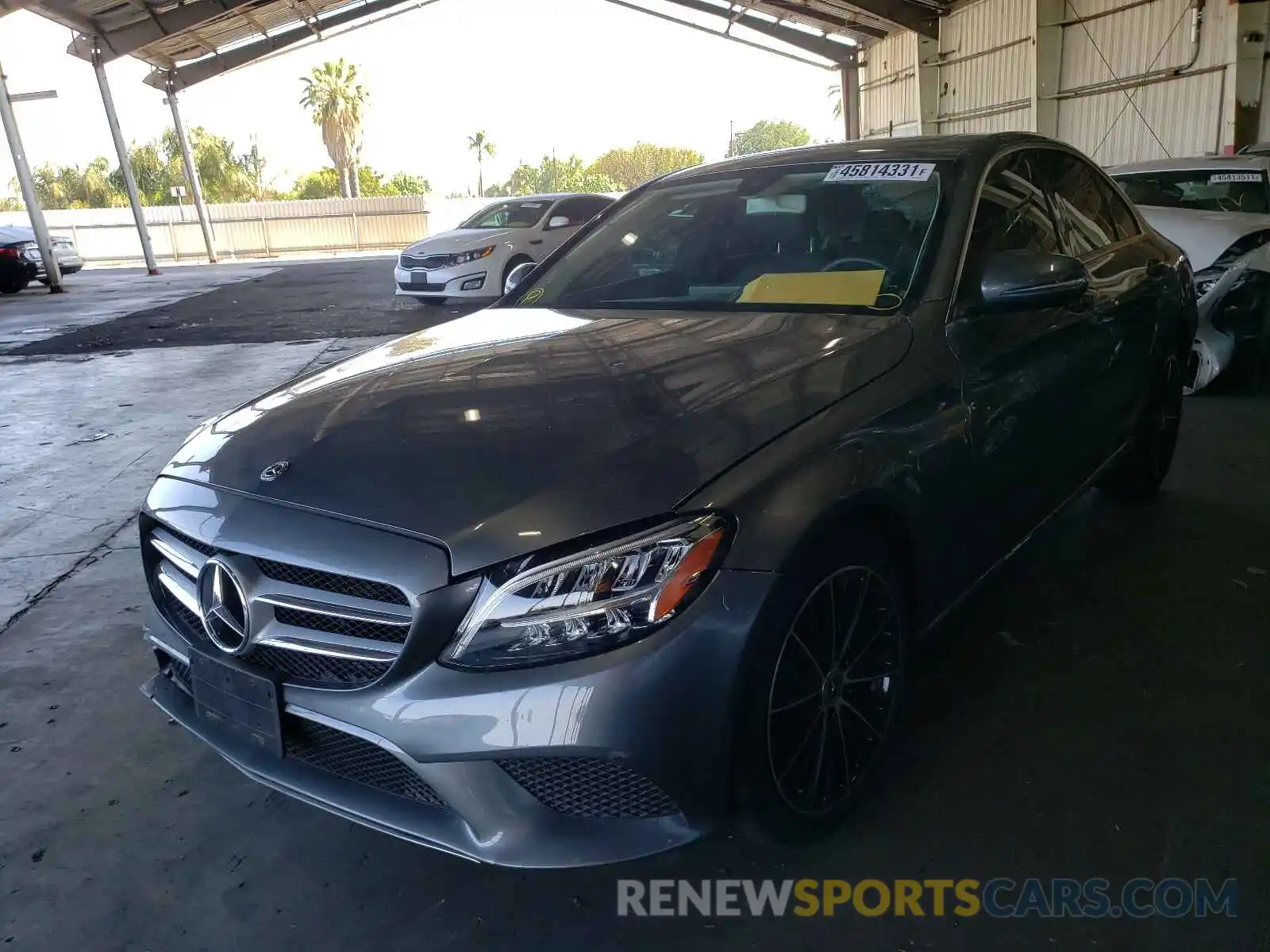 2 Photograph of a damaged car 55SWF8DBXKU322408 MERCEDES-BENZ C-CLASS 2019