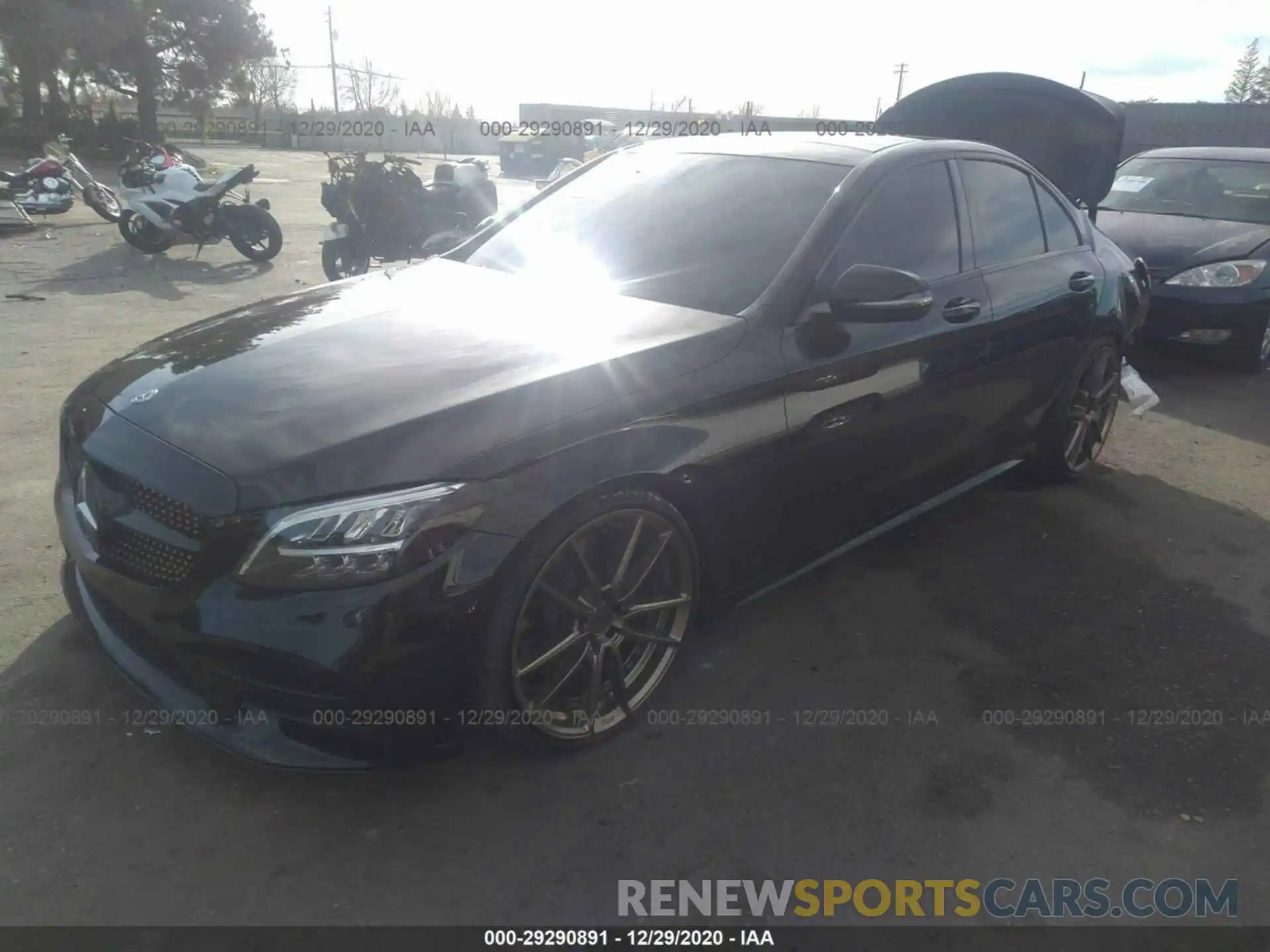 2 Photograph of a damaged car 55SWF8DBXKU322716 MERCEDES-BENZ C-CLASS 2019