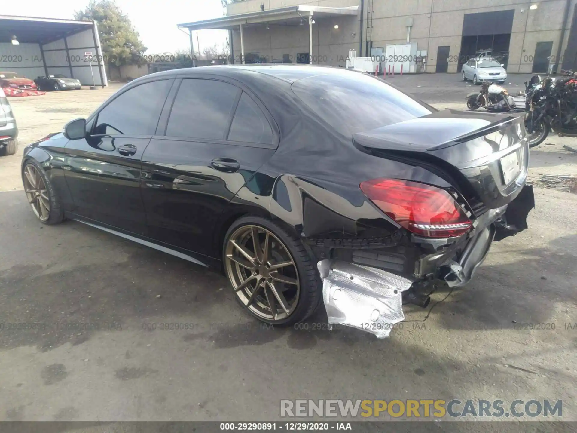 3 Photograph of a damaged car 55SWF8DBXKU322716 MERCEDES-BENZ C-CLASS 2019