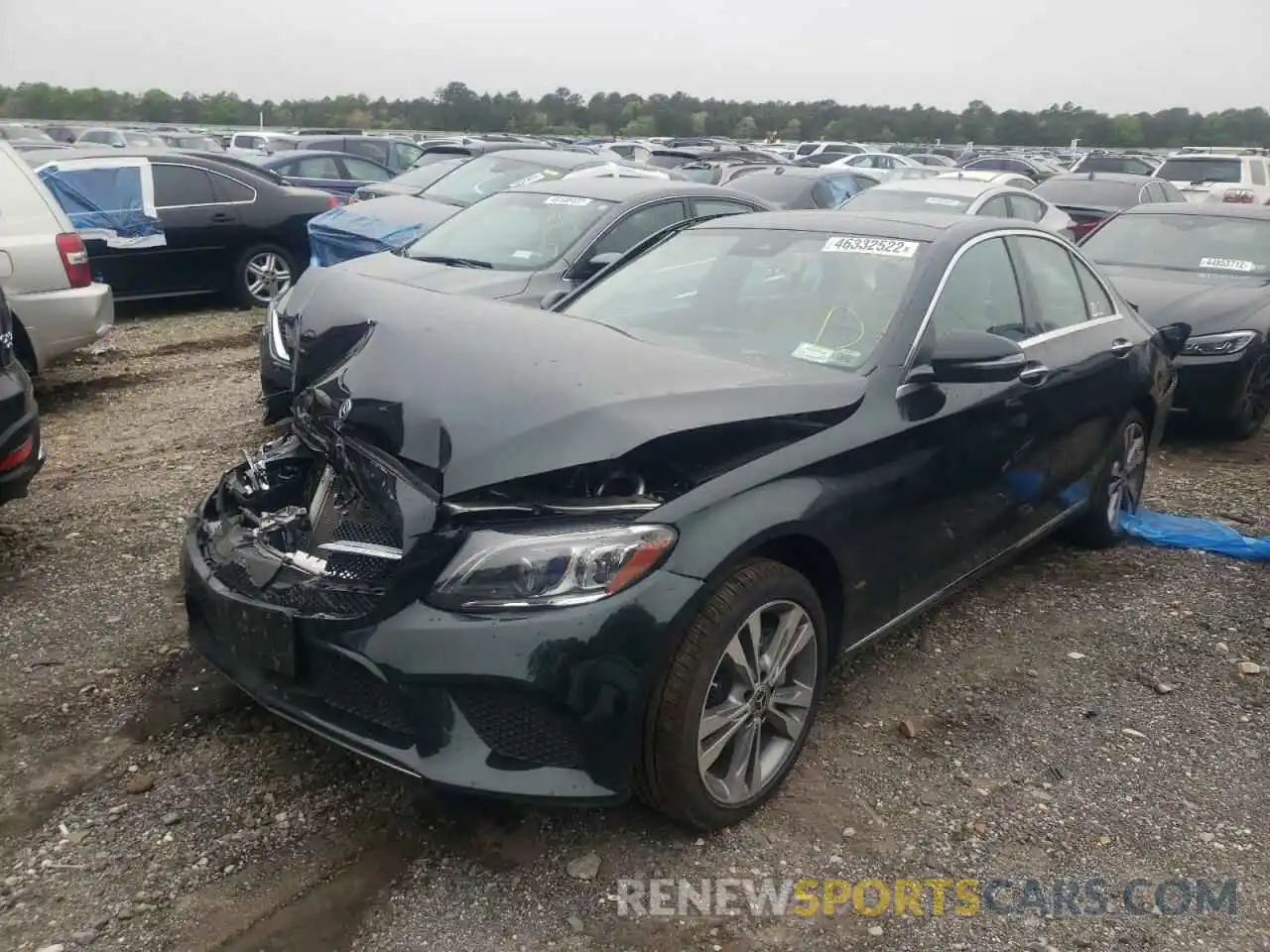 2 Photograph of a damaged car 55SWF8EB0KU286159 MERCEDES-BENZ C-CLASS 2019