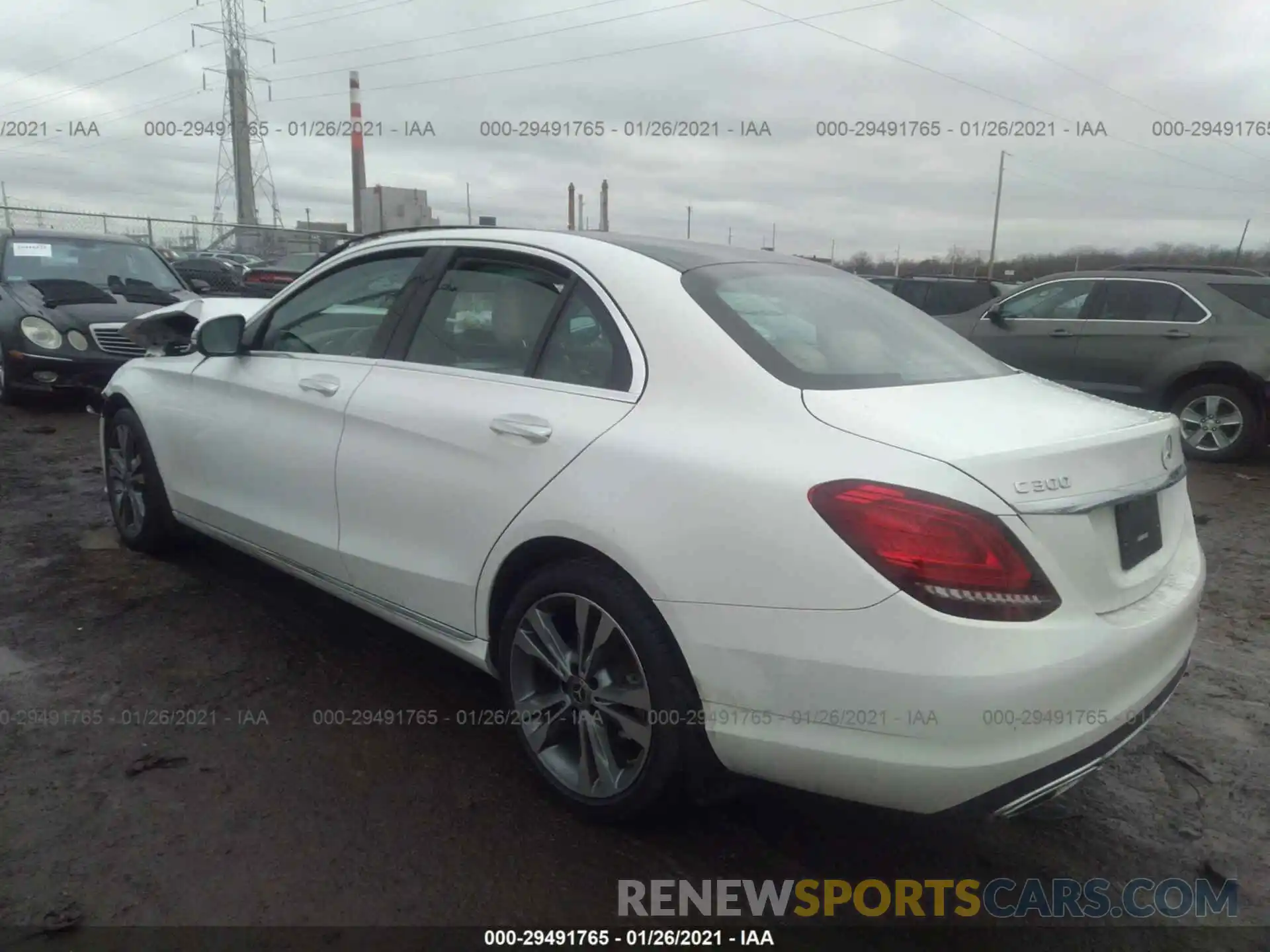 3 Photograph of a damaged car 55SWF8EB0KU288994 MERCEDES-BENZ C-CLASS 2019