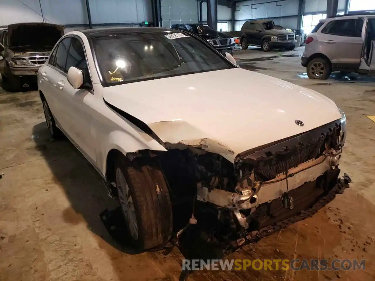 1 Photograph of a damaged car 55SWF8EB0KU291474 MERCEDES-BENZ C-CLASS 2019