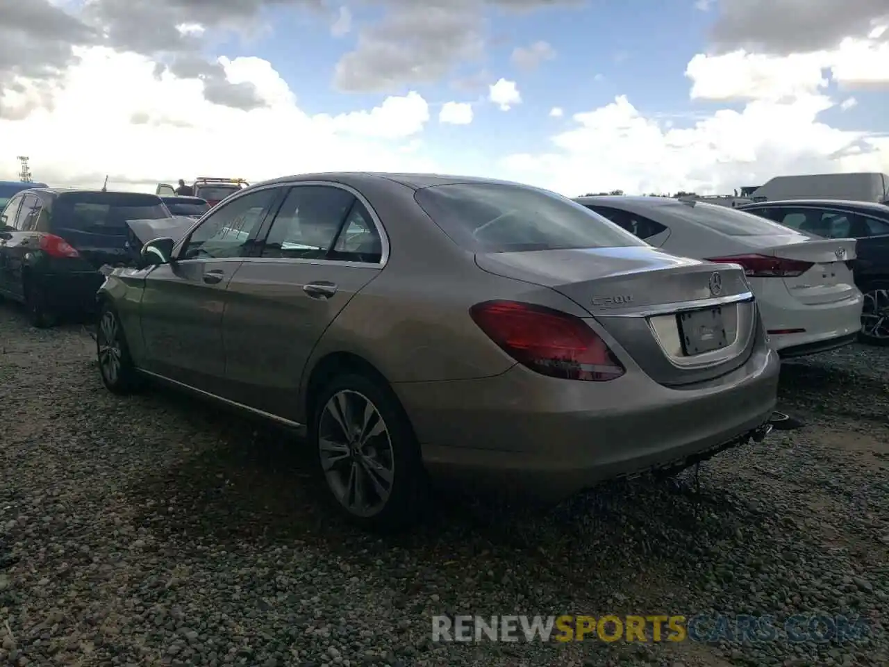 3 Photograph of a damaged car 55SWF8EB0KU297467 MERCEDES-BENZ C-CLASS 2019