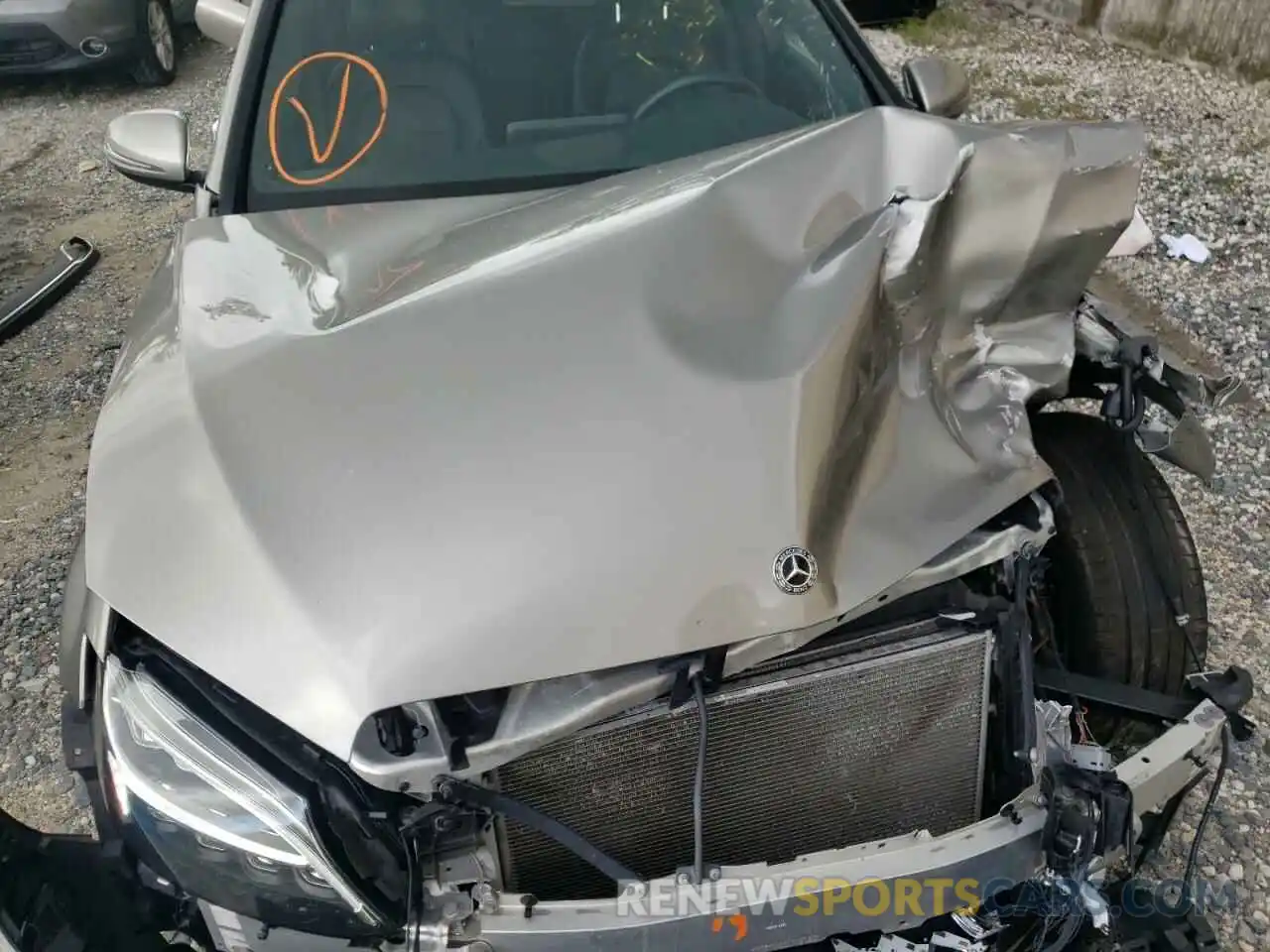 7 Photograph of a damaged car 55SWF8EB0KU297467 MERCEDES-BENZ C-CLASS 2019