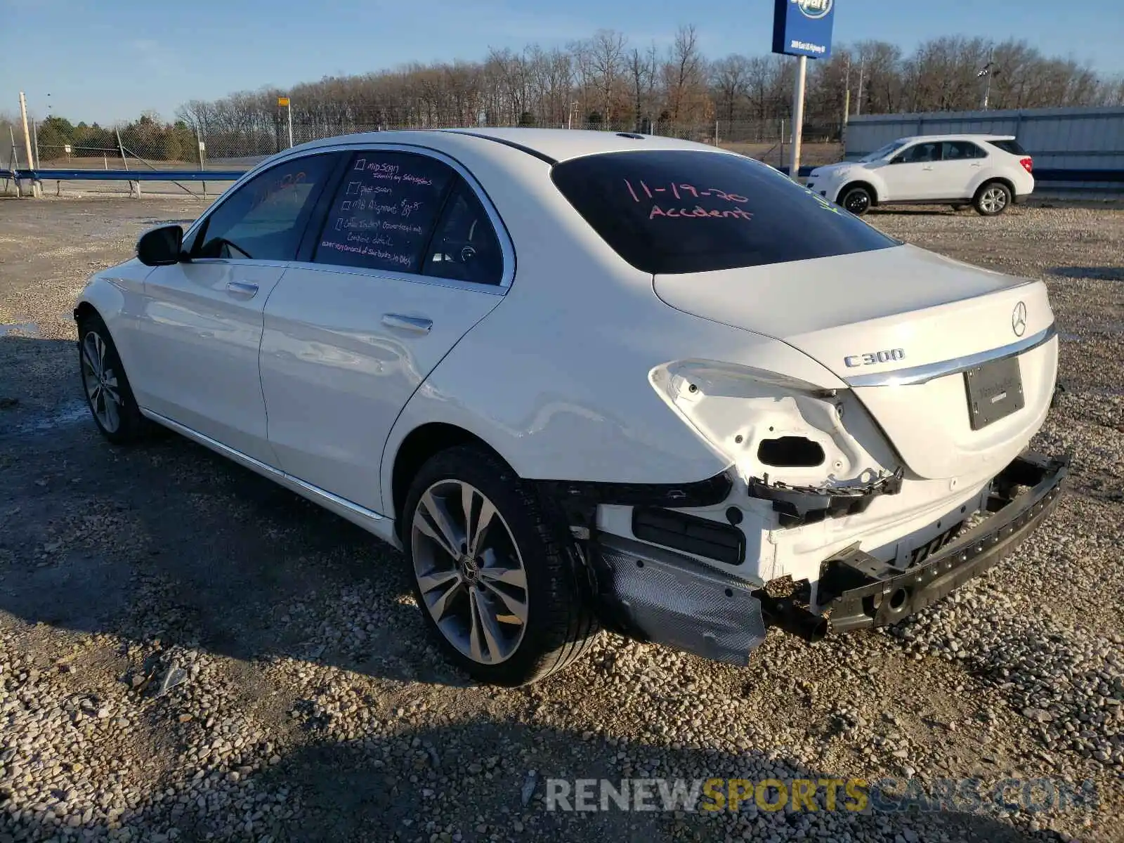 3 Photograph of a damaged car 55SWF8EB0KU302179 MERCEDES-BENZ C-CLASS 2019