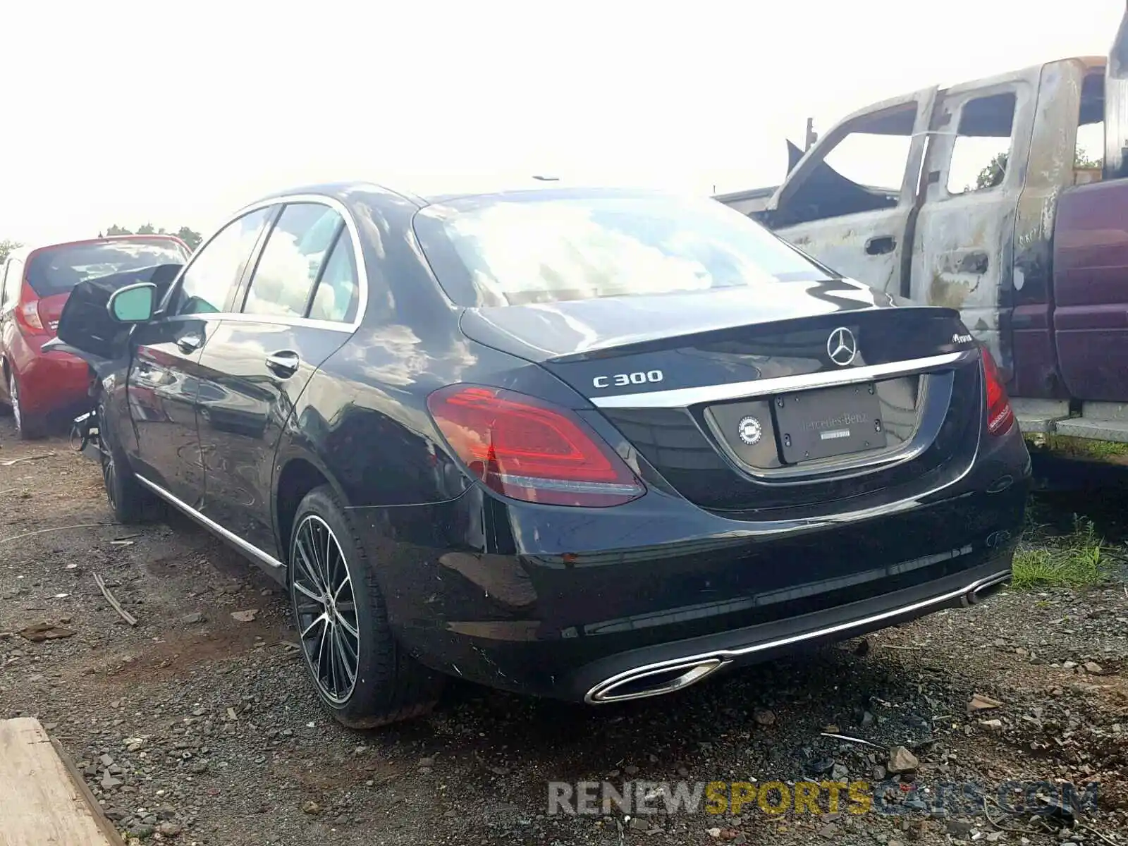 3 Photograph of a damaged car 55SWF8EB0KU312078 MERCEDES-BENZ C CLASS 2019