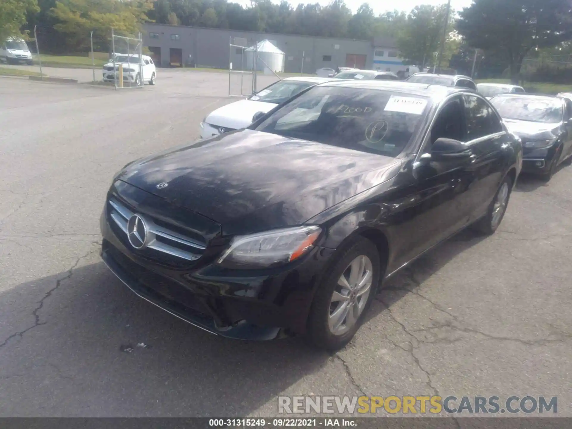 2 Photograph of a damaged car 55SWF8EB0KU312467 MERCEDES-BENZ C-CLASS 2019