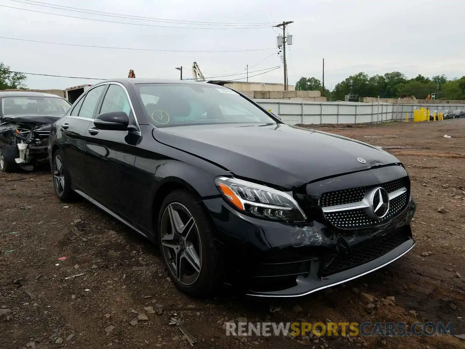 1 Photograph of a damaged car 55SWF8EB0KU313246 MERCEDES-BENZ C CLASS 2019