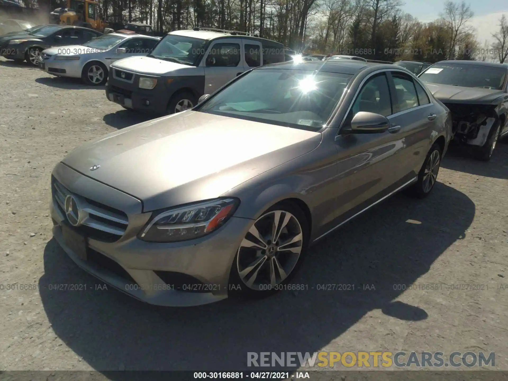 2 Photograph of a damaged car 55SWF8EB0KU313361 MERCEDES-BENZ C-CLASS 2019