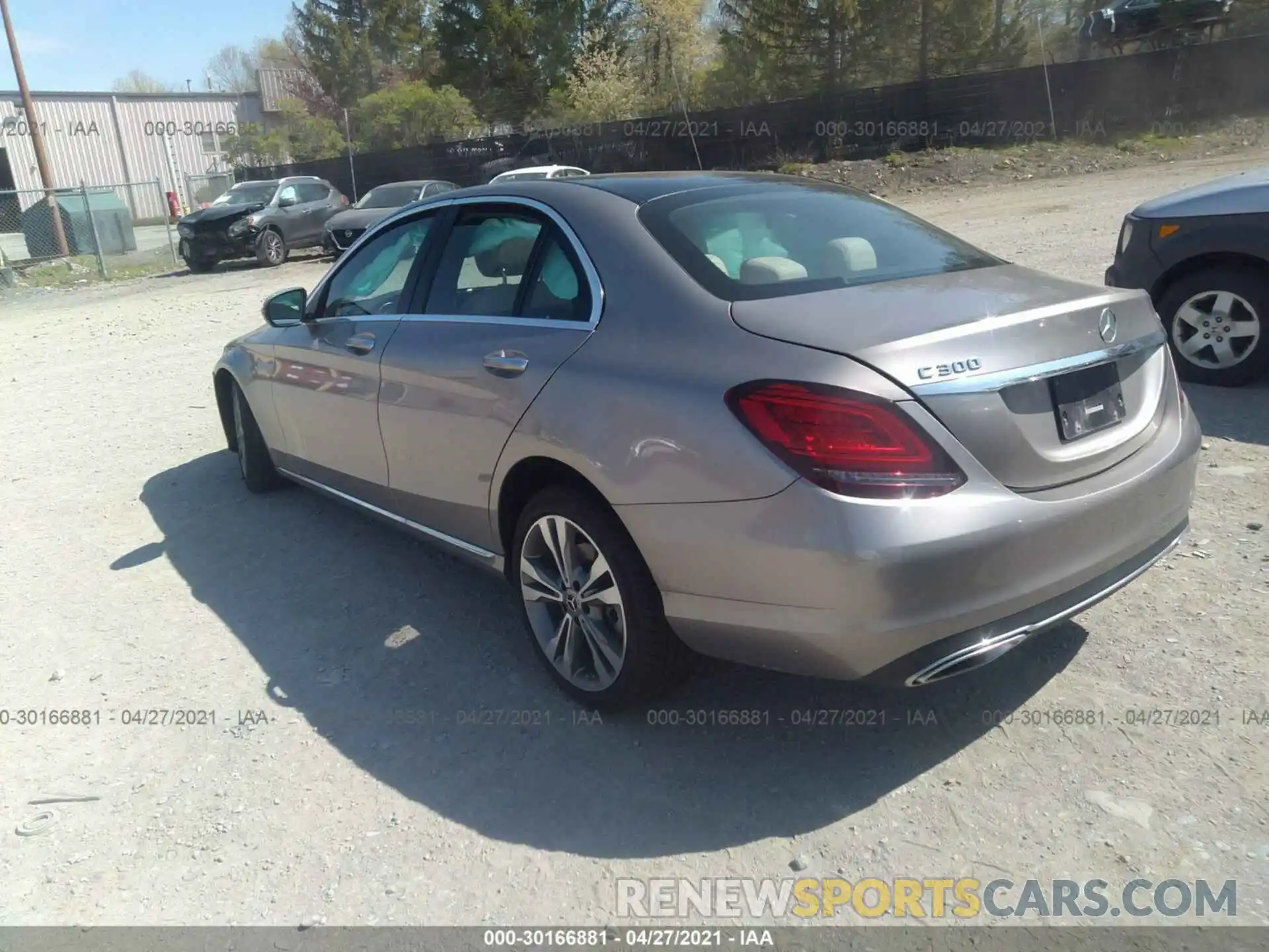 3 Photograph of a damaged car 55SWF8EB0KU313361 MERCEDES-BENZ C-CLASS 2019