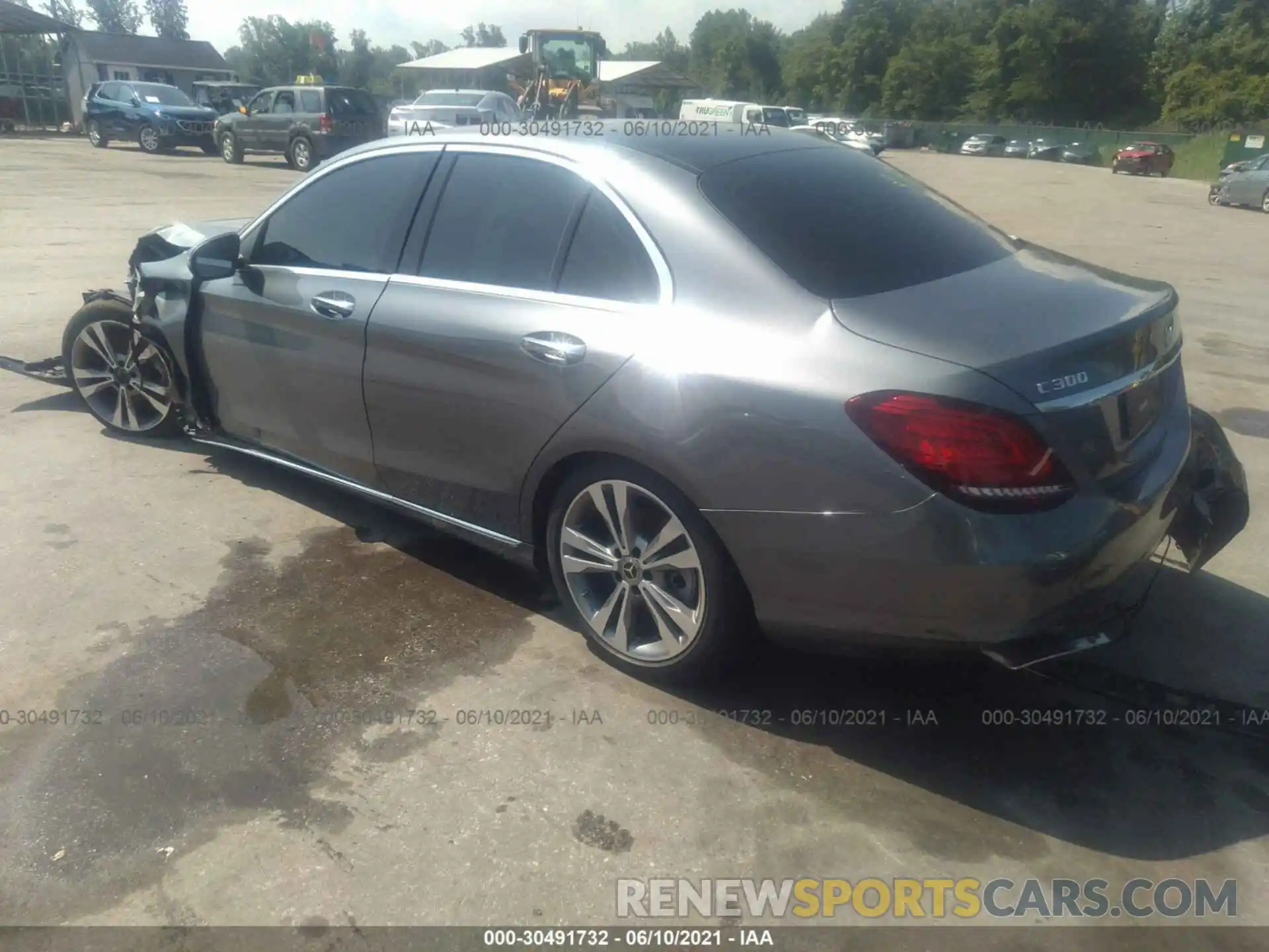 3 Photograph of a damaged car 55SWF8EB0KU313845 MERCEDES-BENZ C-CLASS 2019