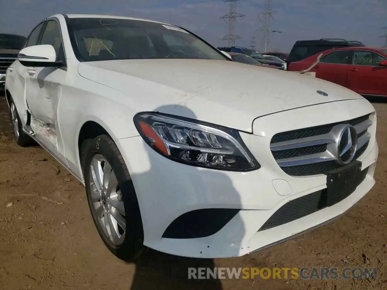 1 Photograph of a damaged car 55SWF8EB0KU314378 MERCEDES-BENZ C-CLASS 2019